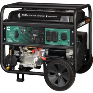 Cummins Onan P9500df Dual Fuel Portable Generators.