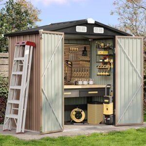 aoxun-6-2x4-ft-shed-outdoor-storage-shed-with-lockable-doors-slooping-roof-metal-garden-tool-shed-for-backyard-patio-poolside-brown-2